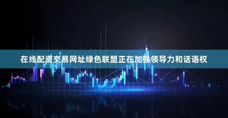 在线配资交易网址绿色联盟正在加强领导力和话语权